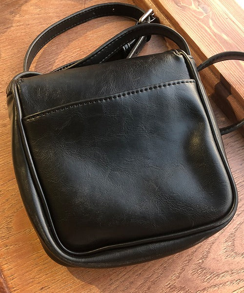 PUレザーミニショルダーバッグ BB1935 【MASONPRINCE】