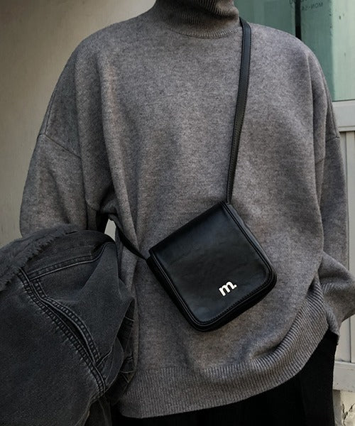 PUレザーミニショルダーバッグ BB1935 【MASONPRINCE】