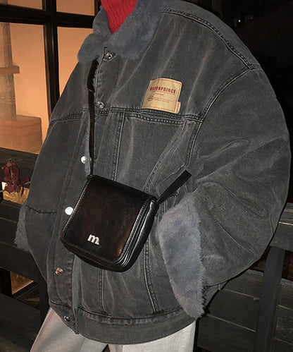 PUレザーミニショルダーバッグ BB1935 【MASONPRINCE】