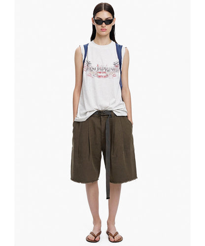 オーバーサイズ 両面プリント フライングスリーブ Tシャツ BX3096【MASONPRINCE】【2025SS】