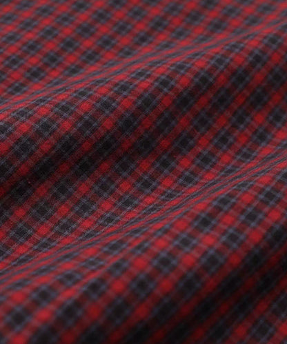 オーバーサイズ フェイクタイ チェック柄シャツ CS2181【MASONPRINCE】【2025AW】