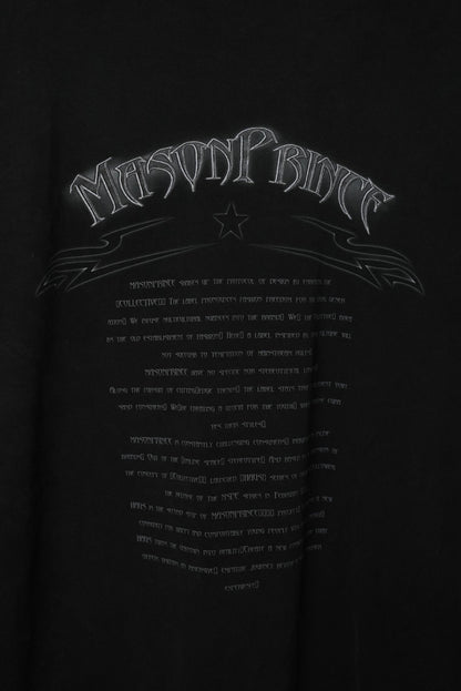 Big silhouette vintage processing MP original band tour long TEE CT6065