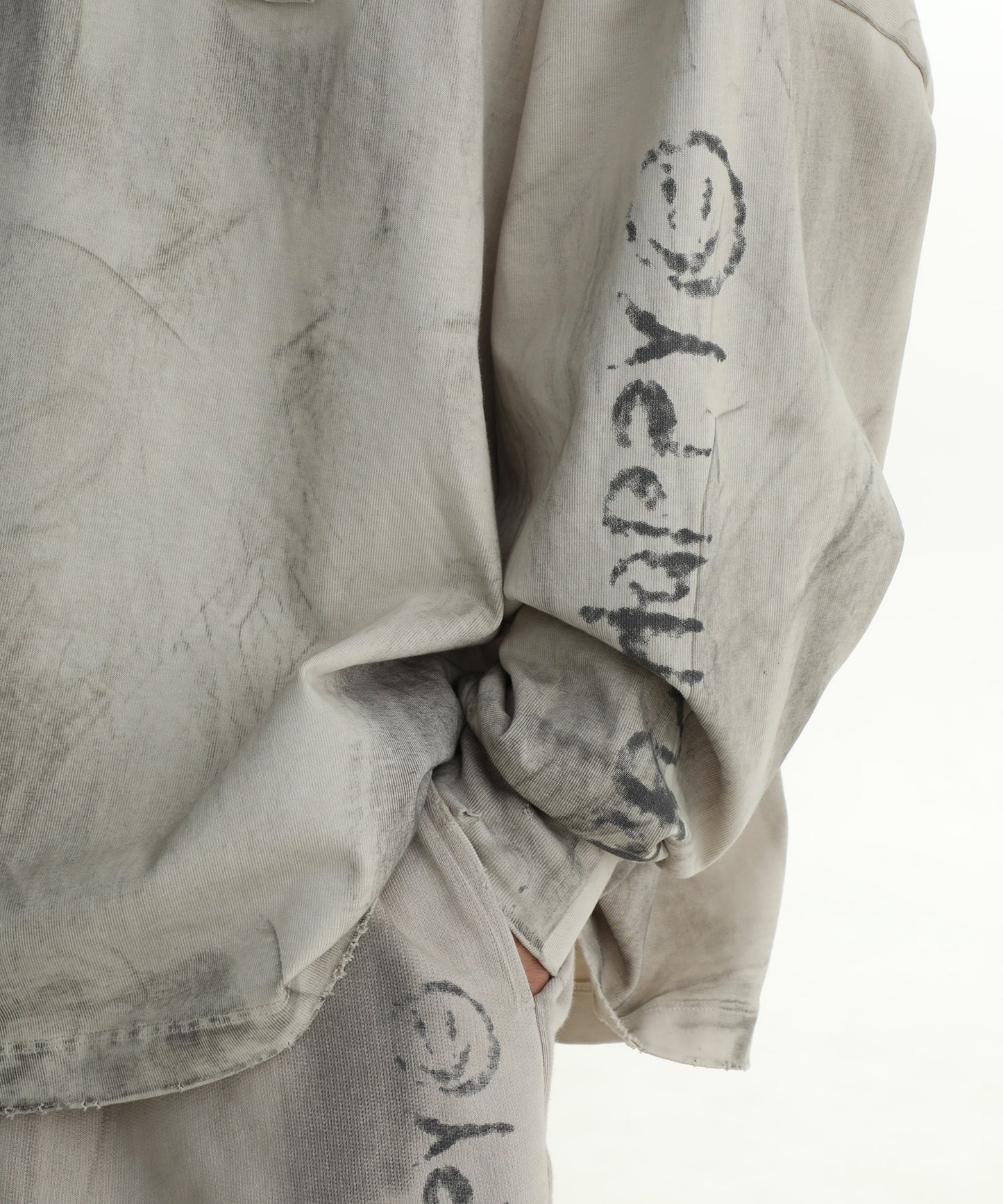 Oversized patch logo long TEE CT6105