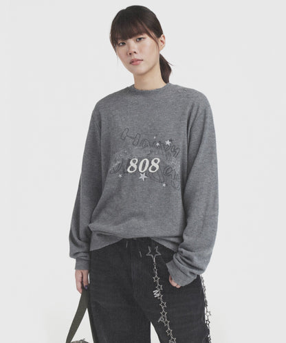 【SALE 60%OFF_特別価格適用※カートに入れるとセール価格が適用されます※】ドロップショルダー フロントロゴ ワッフル生地 ロンT CT6155【MASONPRINCE】