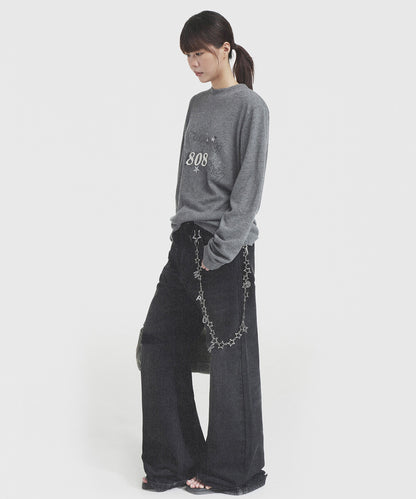 【SALE 60%OFF_特別価格適用※カートに入れるとセール価格が適用されます※】ドロップショルダー フロントロゴ ワッフル生地 ロンT CT6155【MASONPRINCE】
