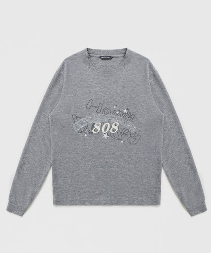 【SALE 60%OFF_特別価格適用※カートに入れるとセール価格が適用されます※】ドロップショルダー フロントロゴ ワッフル生地 ロンT CT6155【MASONPRINCE】