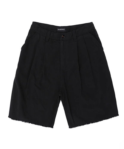 【SALE 30%OFF_特別価格適用※カートに入れるとセール価格が適用されます※】ルーズフィット ダブルプリーツ ハーフパンツ DK3224【MASONPRINCE】【2025SS】
