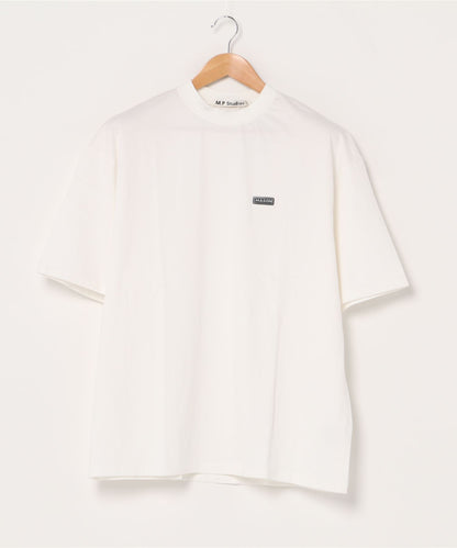 Big silhouette logo plate simple T-shirt DT2129