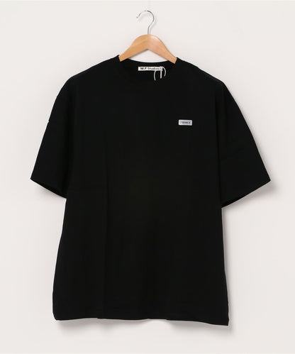 Big silhouette logo plate simple T-shirt DT2129