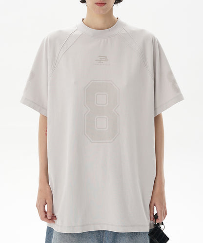 オーバーサイズ ナンバリング ゲームシャツ Tシャツ DT4314【MASONPRINCE】【2025SS】