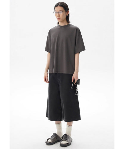 オーバーサイズ シンプル無地 Tシャツ DT4335【MASONPRINCE】【2025SS】