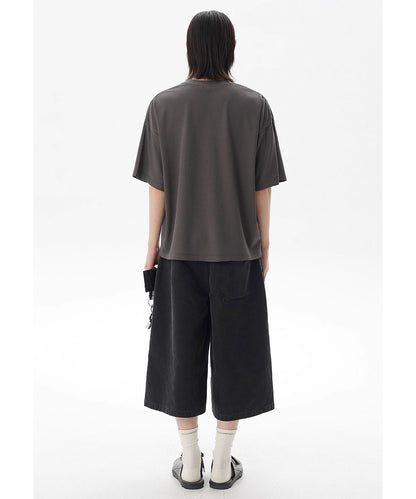 オーバーサイズ シンプル無地 Tシャツ DT4335【MASONPRINCE】【2025SS】