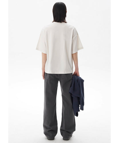 オーバーサイズ シンプル無地 Tシャツ DT4335【MASONPRINCE】【2025SS】