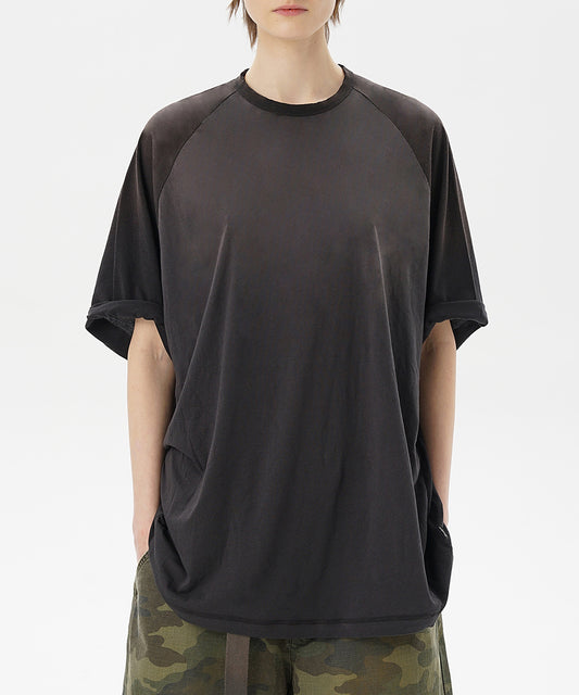 オーバーサイズ 無地 ラグラン Tシャツ DT4340【MASONPRINCE】【2025SS】