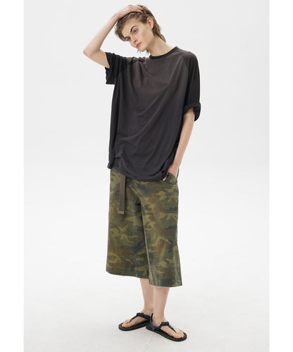 オーバーサイズ 無地 ラグラン Tシャツ DT4340【MASONPRINCE】【2025SS】