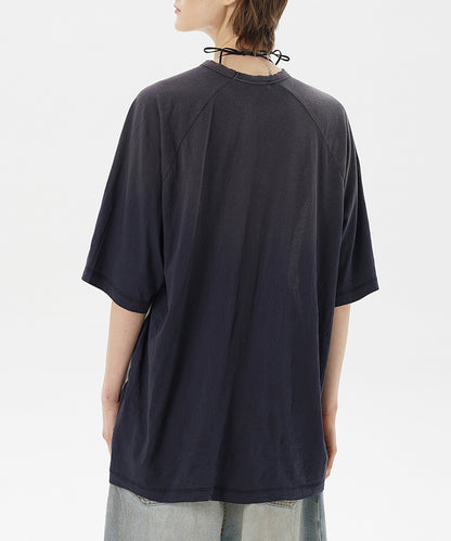 オーバーサイズ 無地 ラグラン Tシャツ DT4340【MASONPRINCE】【2025SS】