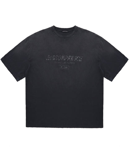 【自社サイト限定】オーバーサイズ ヴィンテージウォッシュ加工 掠れロゴプリント Tシャツ DT4344【MASONPRINCE】【2025SS】