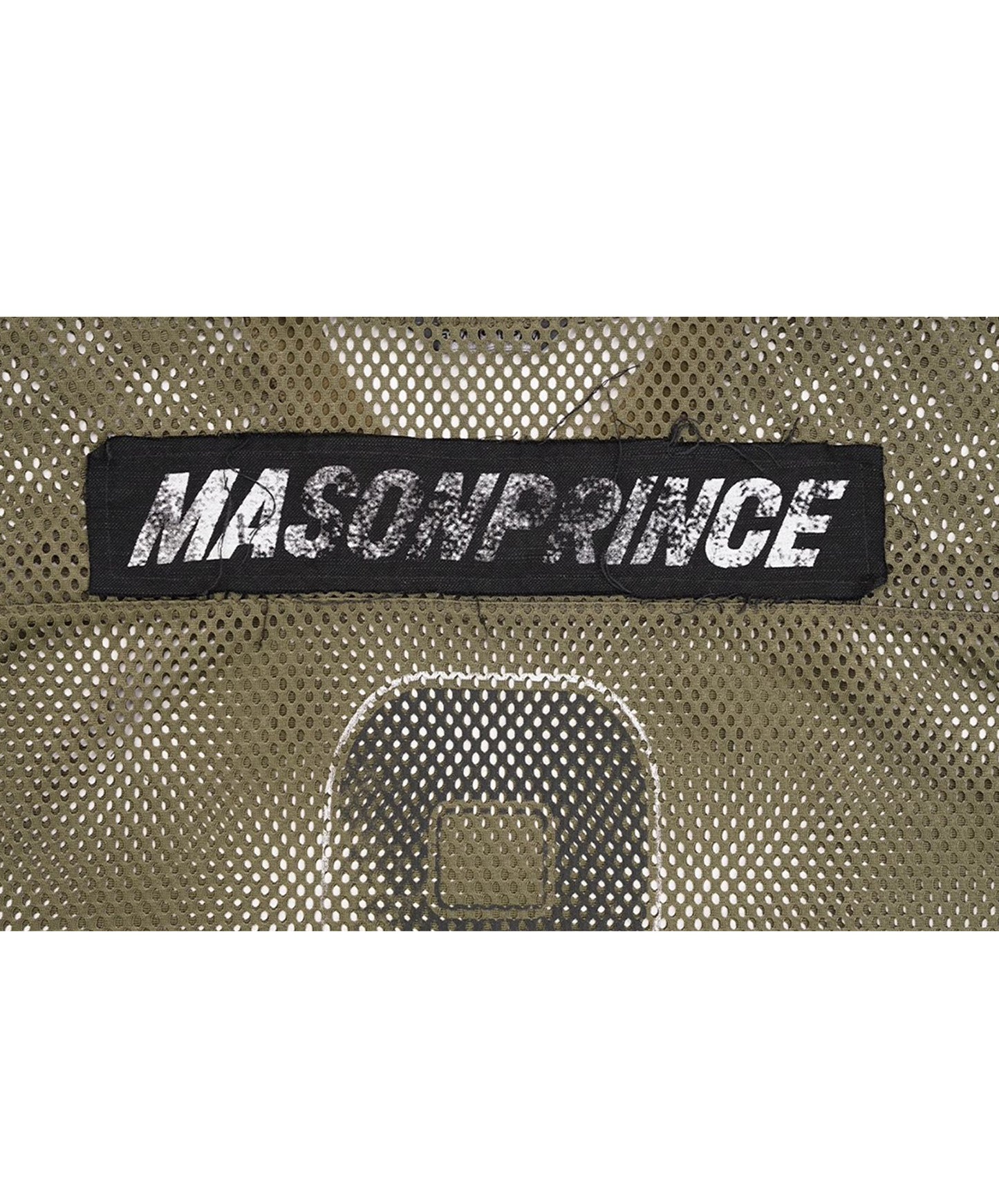 Vネック ナンバリング メッシュTシャツ DT4346【MASONPRINCE】【2025SS】