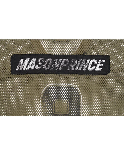 Vネック ナンバリング メッシュTシャツ DT4346【MASONPRINCE】【2025SS】