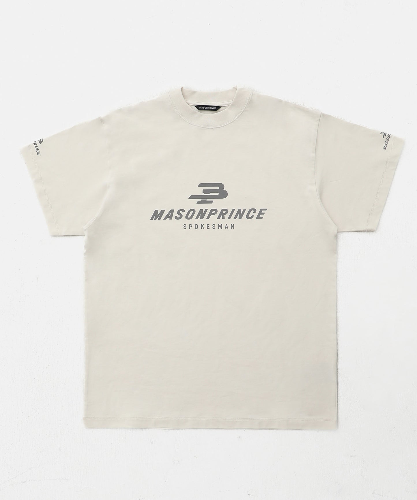 【自社サイト限定】4カラー オーバーサイズ リフレクターロゴプリント Tシャツ DT4358【MASONPRINCE】【2025SS】