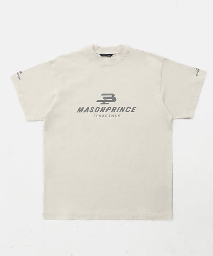 【自社サイト限定】4カラー オーバーサイズ リフレクターロゴプリント Tシャツ DT4358【MASONPRINCE】【2025SS】