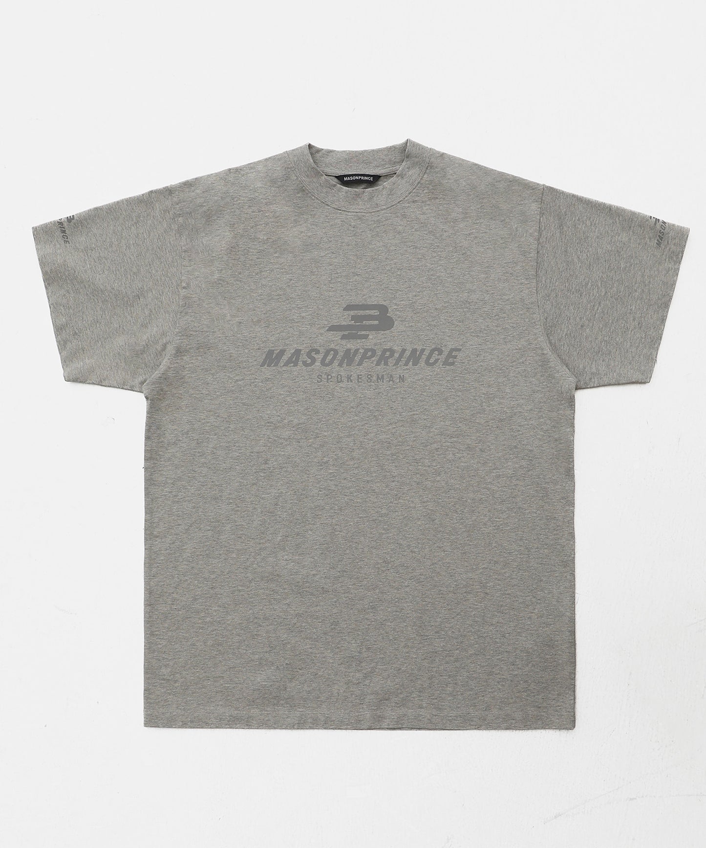 【自社サイト限定】4カラー オーバーサイズ リフレクターロゴプリント Tシャツ DT4358【MASONPRINCE】【2025SS】