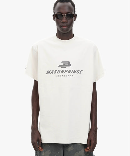 【自社サイト限定】4カラー オーバーサイズ リフレクターロゴプリント Tシャツ DT4358【MASONPRINCE】【2025SS】