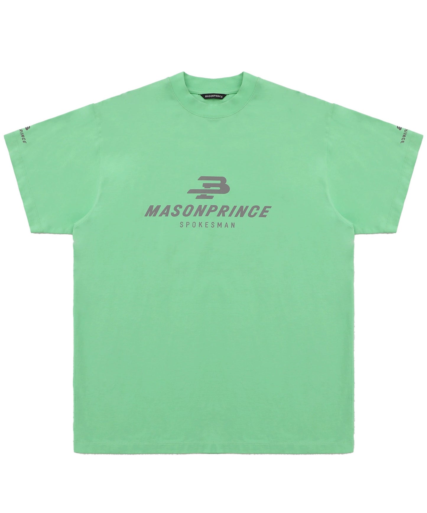 【自社サイト限定】4カラー オーバーサイズ リフレクターロゴプリント Tシャツ DT4358【MASONPRINCE】【2025SS】