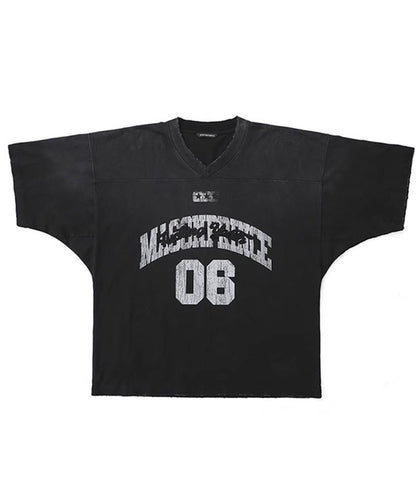 オーバーサイズ ヴィンテージ加工 刺繍&プリント Tシャツ DT4397【MASONPRINCE】【2025SS】