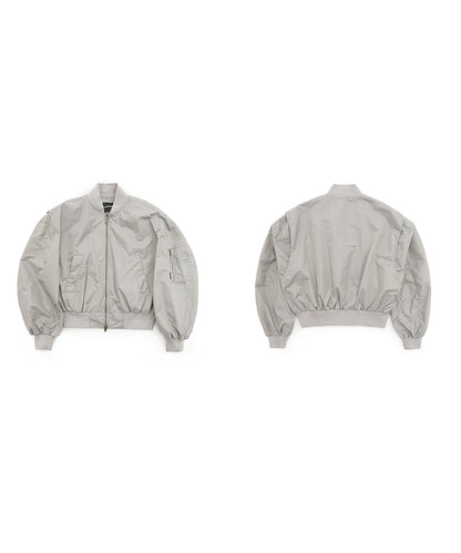 【自社サイト限定】ショート丈 ドロップショルダー MA-1 ブルゾン JK4045【MASONPRINCE】【2025SS】