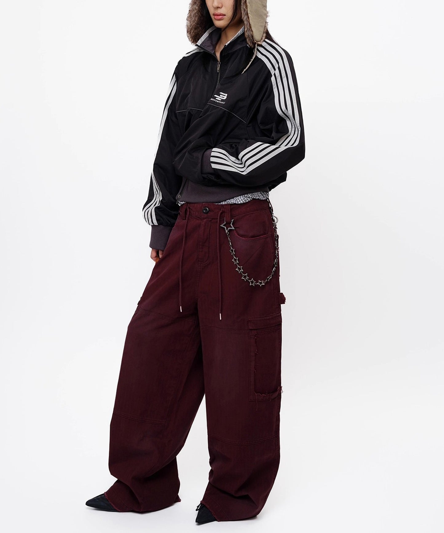 オーバーサイズ サイドライン トラックJKT JK4051【MASONPRINCE】【2025AW】