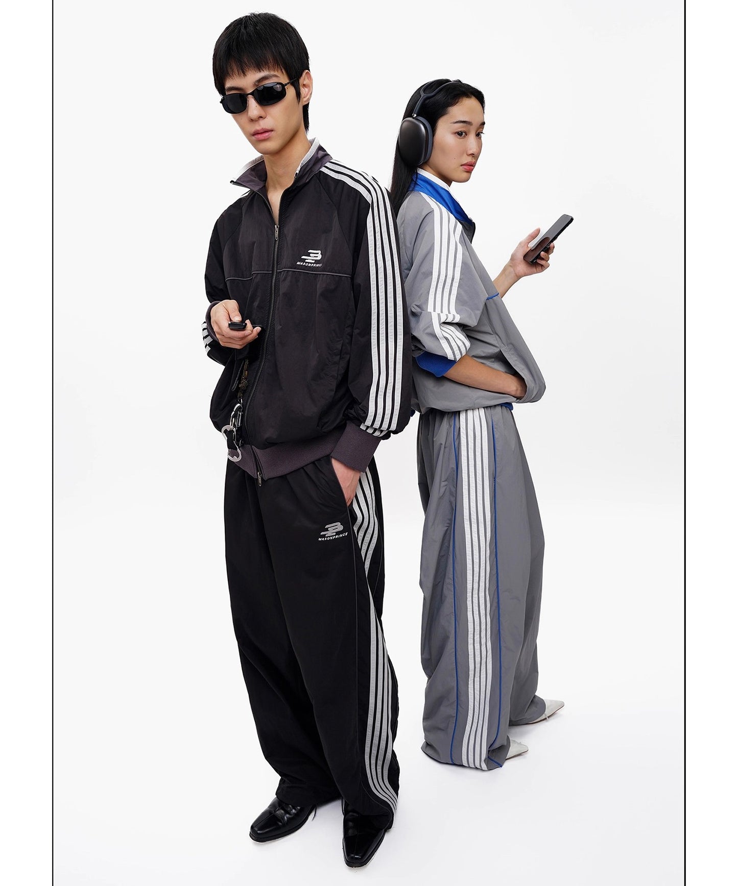 オーバーサイズ サイドライン トラックJKT JK4051【MASONPRINCE】【2025AW】
