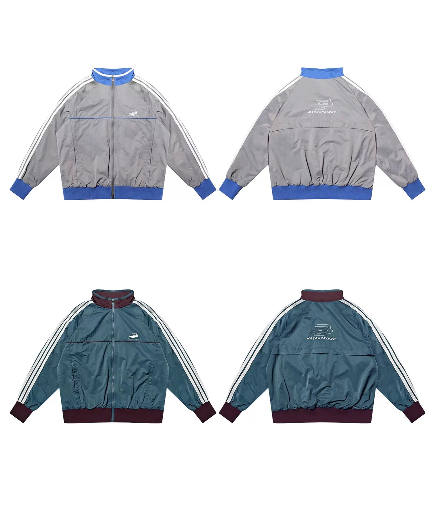 オーバーサイズ サイドライン トラックJKT JK4051【MASONPRINCE】【2025AW】