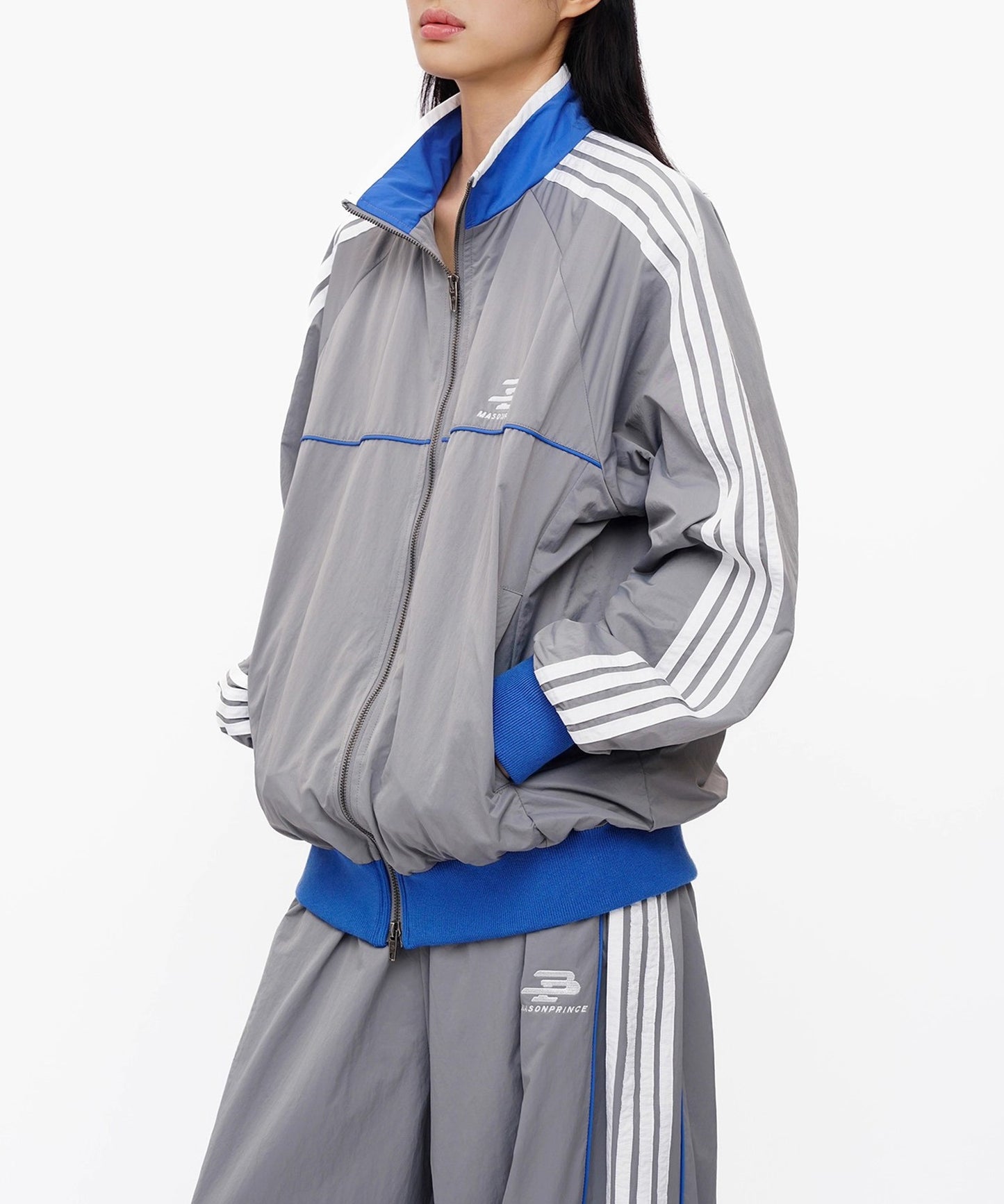 オーバーサイズ サイドライン トラックJKT JK4051【MASONPRINCE】【2025AW】