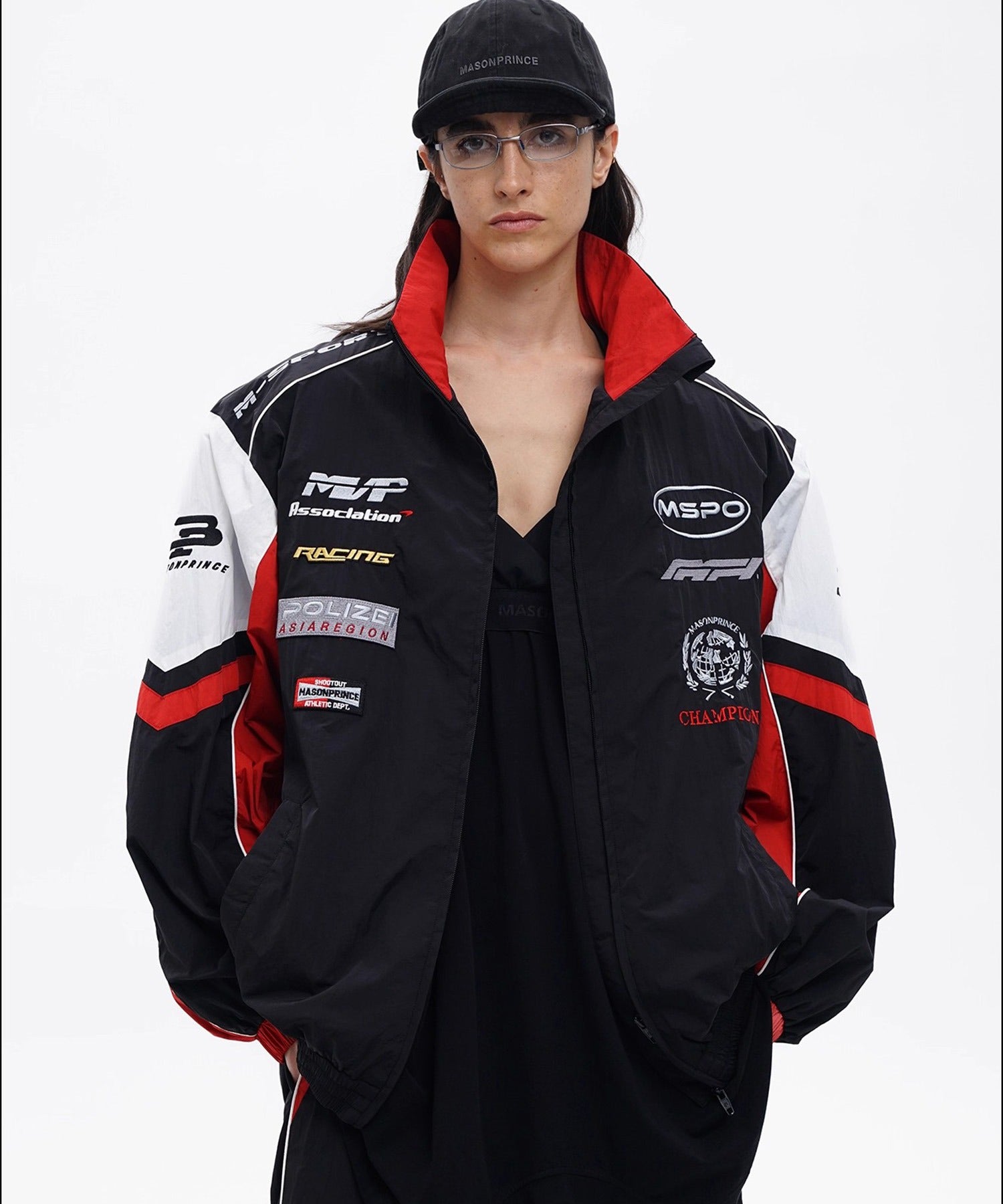 オーバーサイズ レーシング コーチJKT JK4062【MASONPRINCE】【2025AW