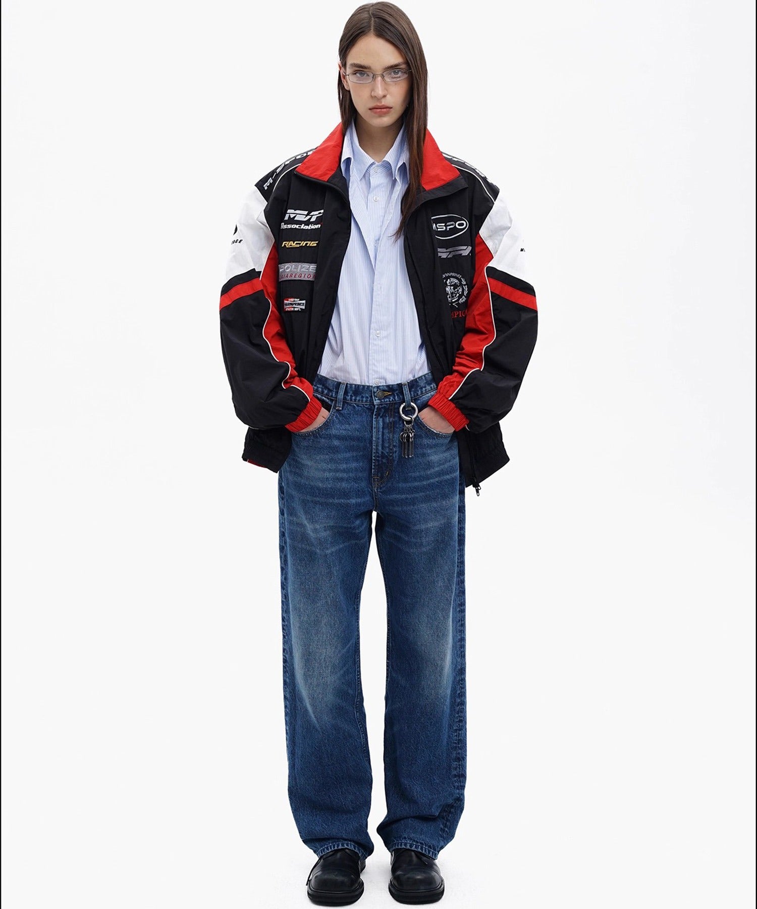 オーバーサイズ レーシング コーチJKT JK4062【MASONPRINCE