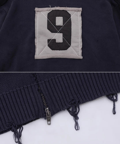 オーバーサイズ 3D刺繍 サイドライン ニット MY2161【MASONPRINCE】【2025AW】