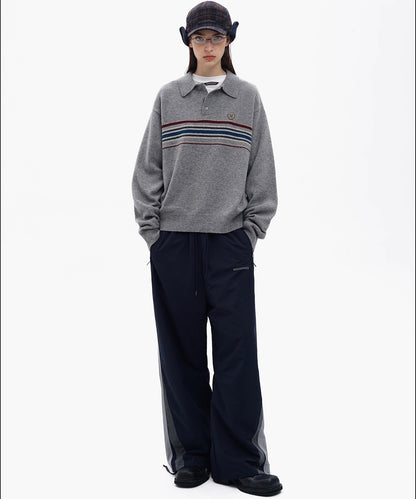 カレッジスタイル ポロネック ニット MY2165【MASONPRINCE】【2025AW】