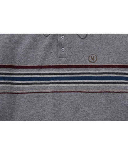 カレッジスタイル ポロネック ニット MY2165【MASONPRINCE】【2025AW】