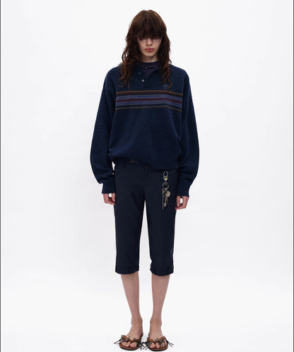 カレッジスタイル ポロネック ニット MY2165【MASONPRINCE】【2025AW】