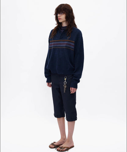 カレッジスタイル ポロネック ニット MY2165【MASONPRINCE】【2025AW】