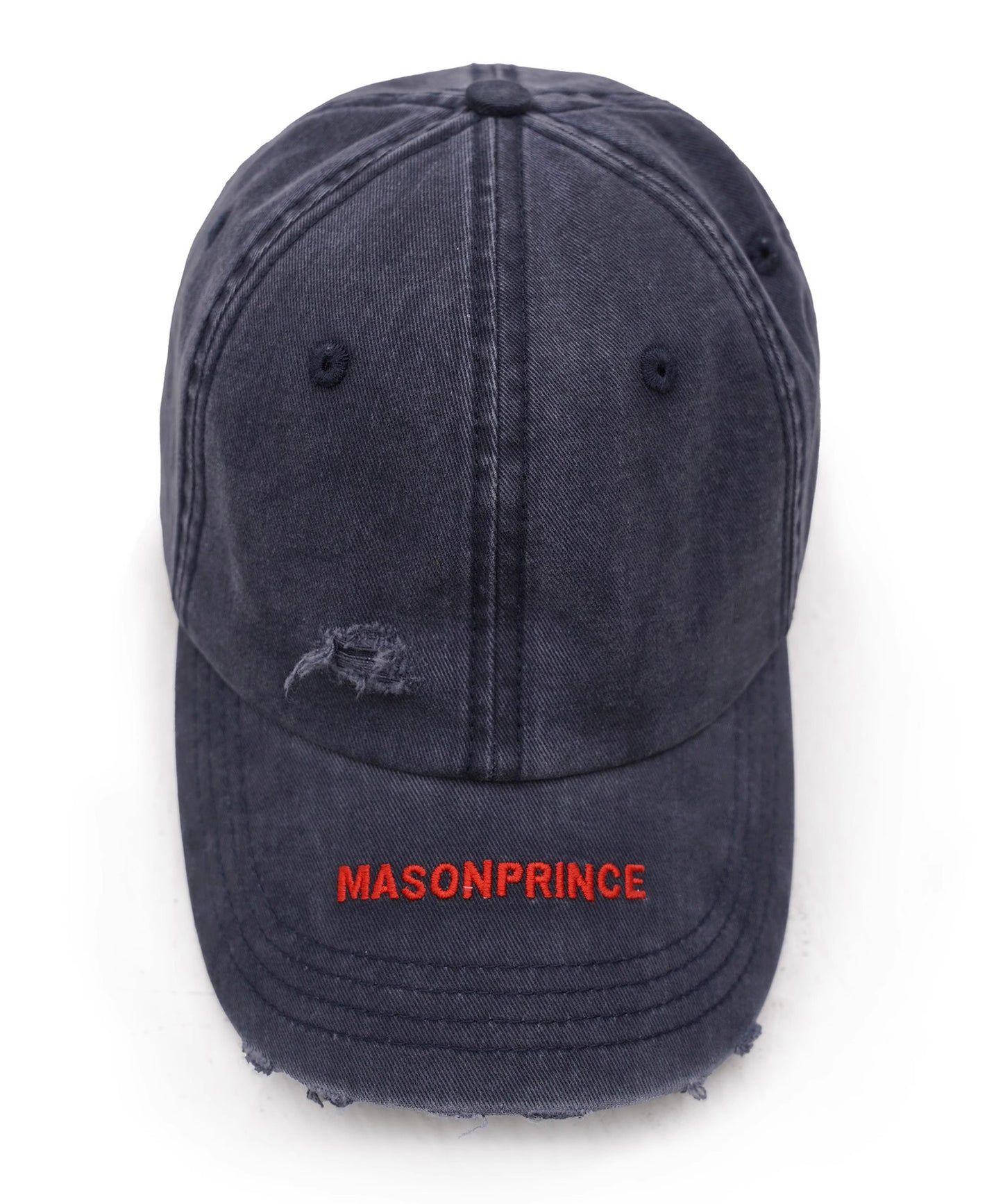 ヴィンテージウォッシュ加工&ダメージ加工 ベースボールキャップ MZ2119【MASONPRINCE】【2025SS】