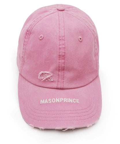 ヴィンテージウォッシュ加工&ダメージ加工 ベースボールキャップ MZ2119【MASONPRINCE】【2025SS】