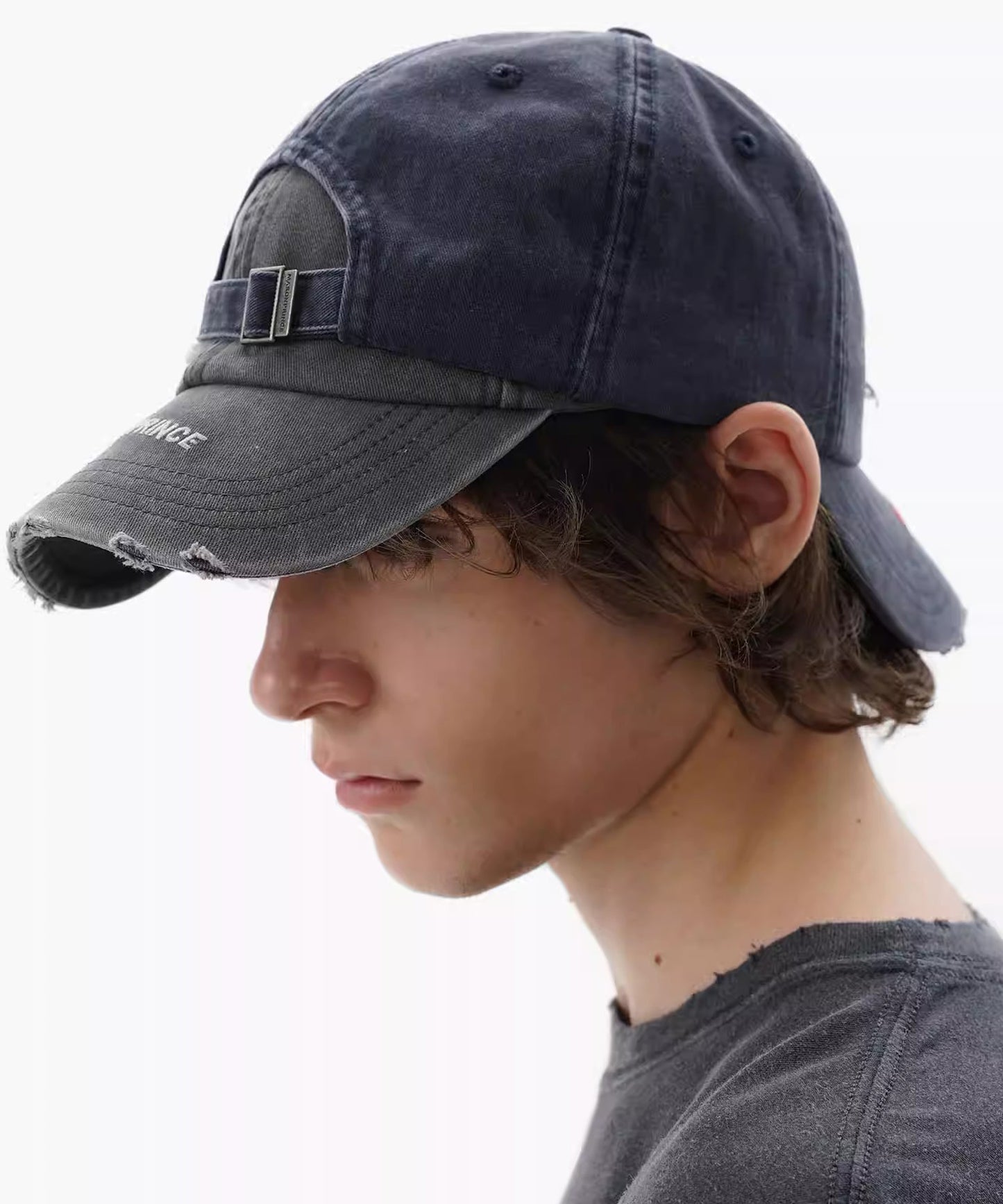 ヴィンテージウォッシュ加工&ダメージ加工 ベースボールキャップ MZ2119【MASONPRINCE】【2025SS】