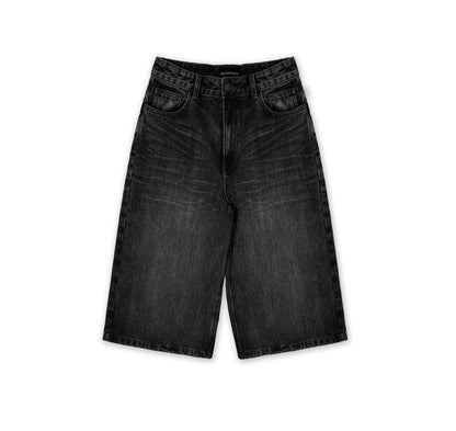 ルーズフィット Aライン クロップドデニムパンツ NDK1925【MASONPRINCE】