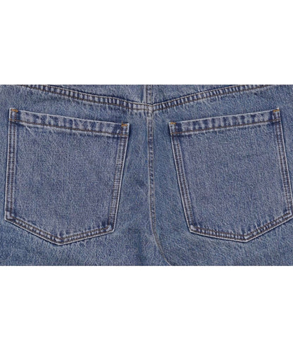 【SALE 30%OFF_特別価格適用※カートに入れるとセール価格が適用されます※】ルーズフィット プリーツ クロップド ハーフデニムパンツ NDK1986【MASONPRINCE】【2025SS】