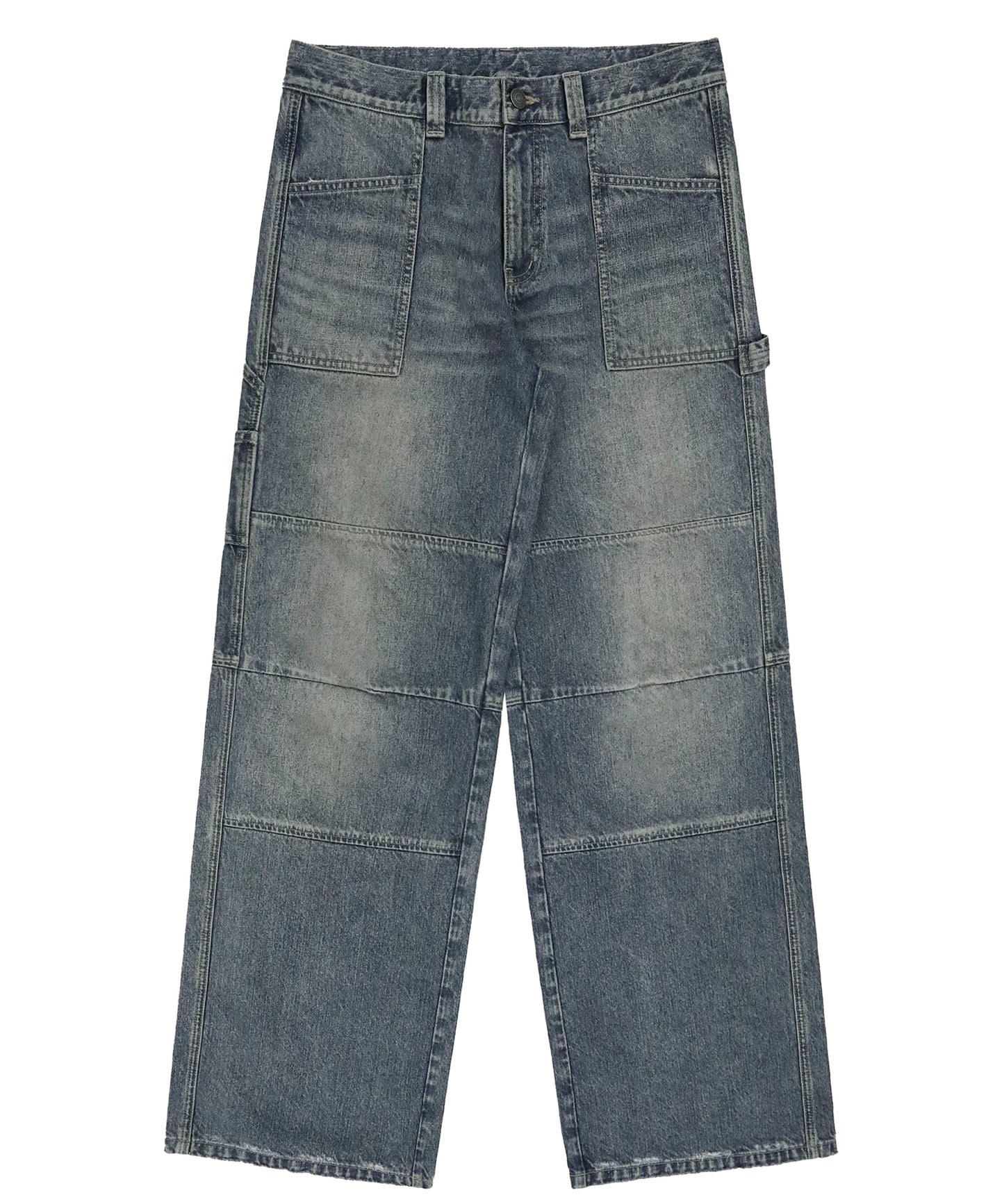ルーズフィット ワークデザイン ローライズ デニムパンツ NZK6217【MASONPRINCE】【2025SS】