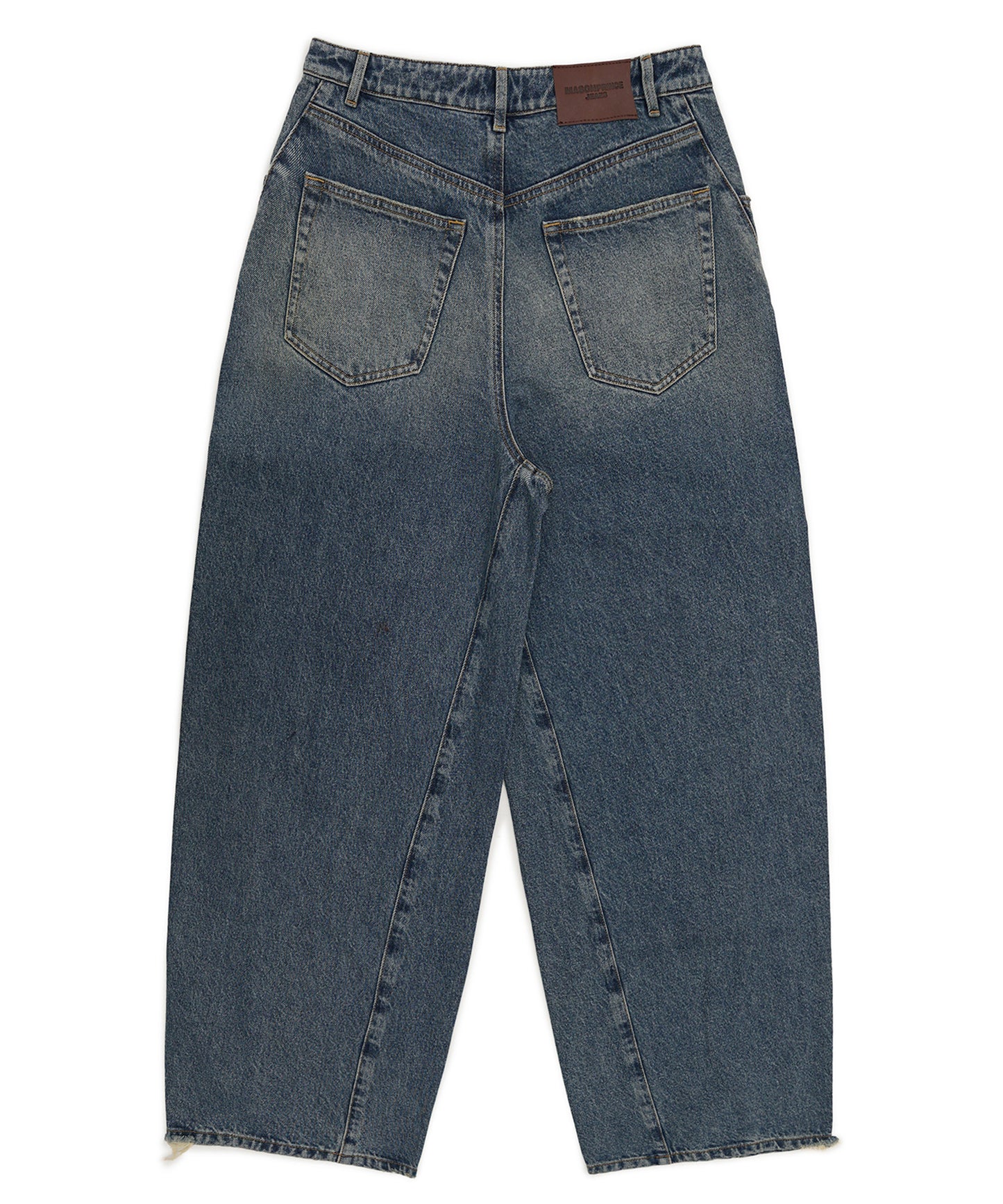 ルーズフィット 裾ダメージ デニムパンツ NZK6222【MASONPRINCE】【2025SS】