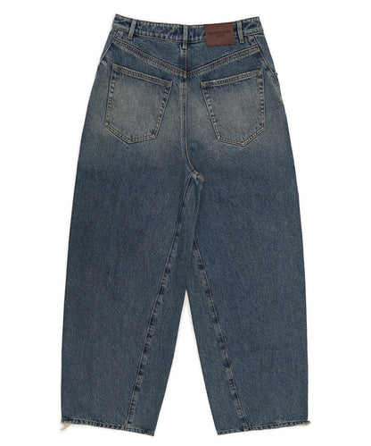 ルーズフィット 裾ダメージ デニムパンツ NZK6222【MASONPRINCE】【2025SS】