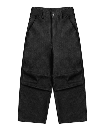 ワイドシルエット インディゴ デニムパンツ NZK6225【MASONPRINCE】【2025SS】